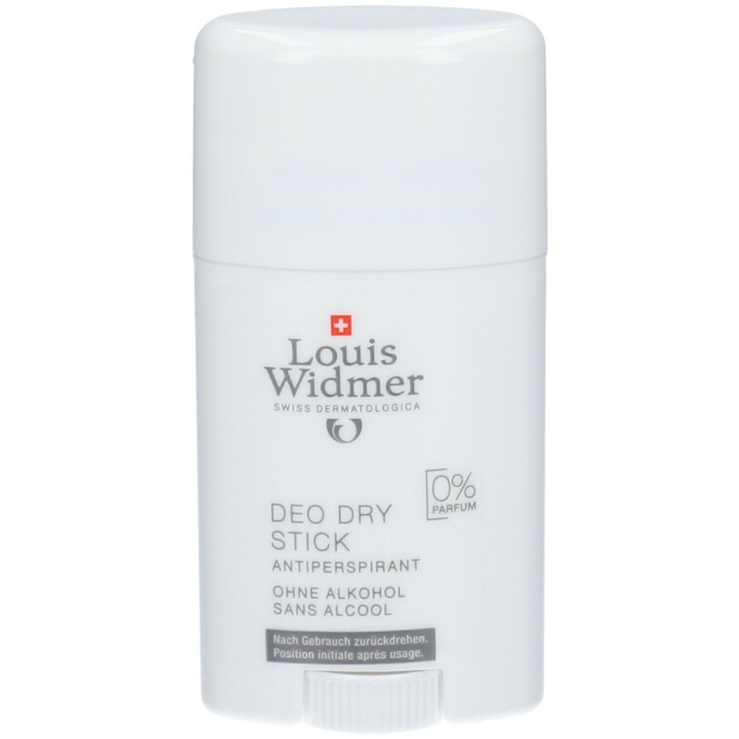 Louis Widmer Deo Dry Stick Antiperspirant Zonder Parfum 50 Ml Farmaline