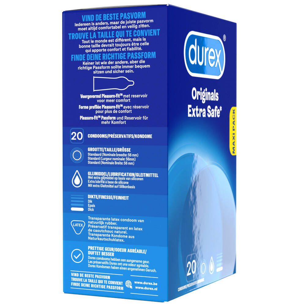 Durex Originals Extra Safe Condooms St Farmaline