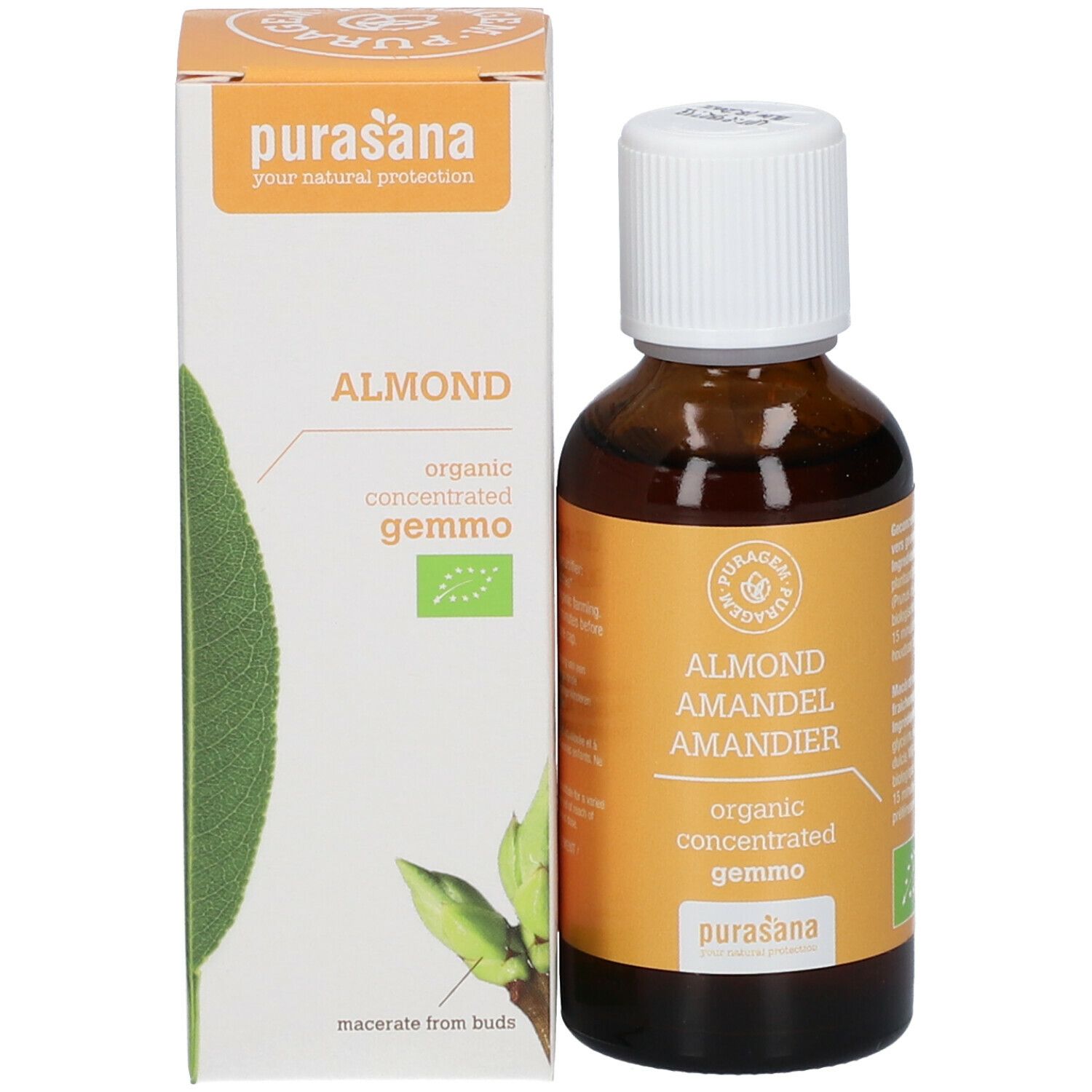 Purasana Puragem Amandelboom 50 Ml Farmaline Be