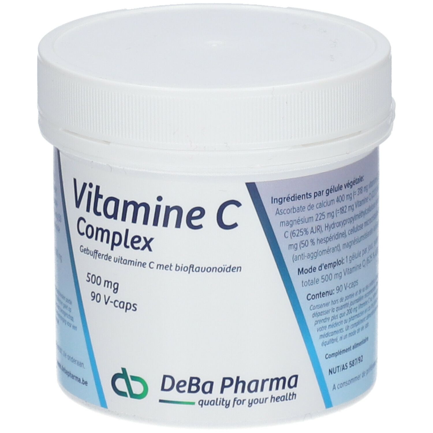 Deba Pharma Vitamine C Complex 500 mg Bioflavonoïden 90 St farmaline be