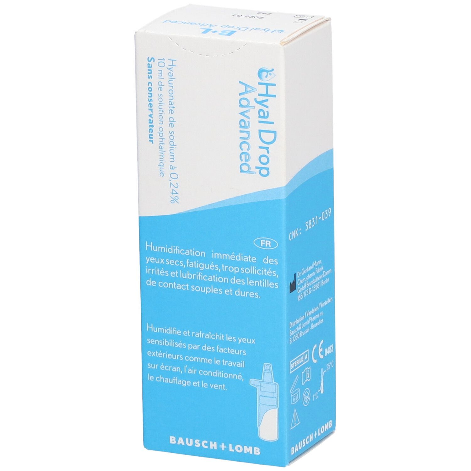 Bausch Lomb Hyal Drop Advanced 10 Ml Farmaline