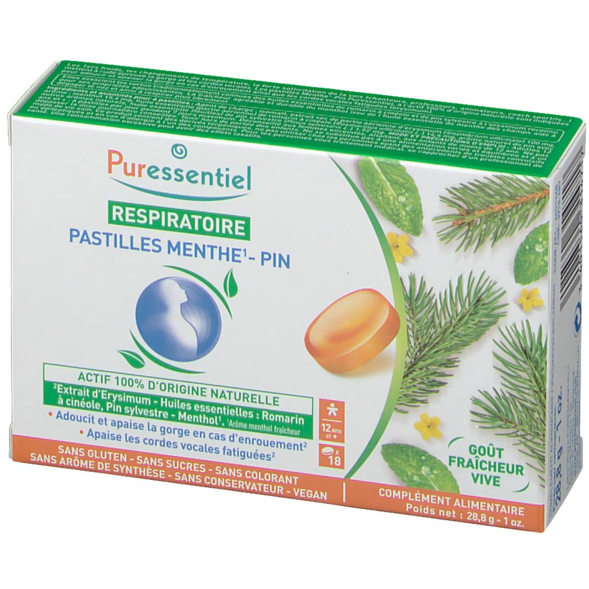 Puressentiel Ademhaling Pastilles Munt Den St Farmaline