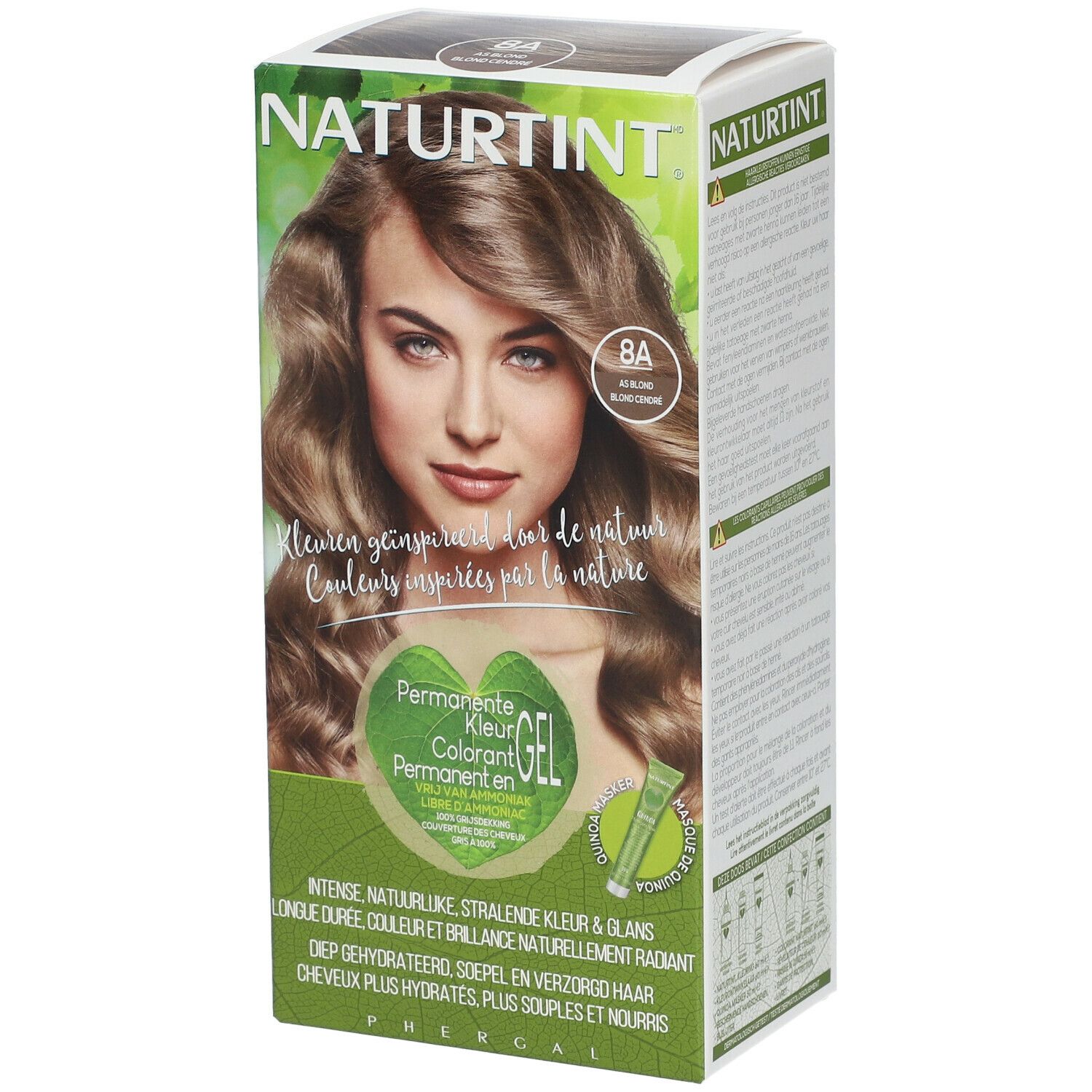 Naturtint Permanente Haarkleuring As Blond A Ml Farmaline Be