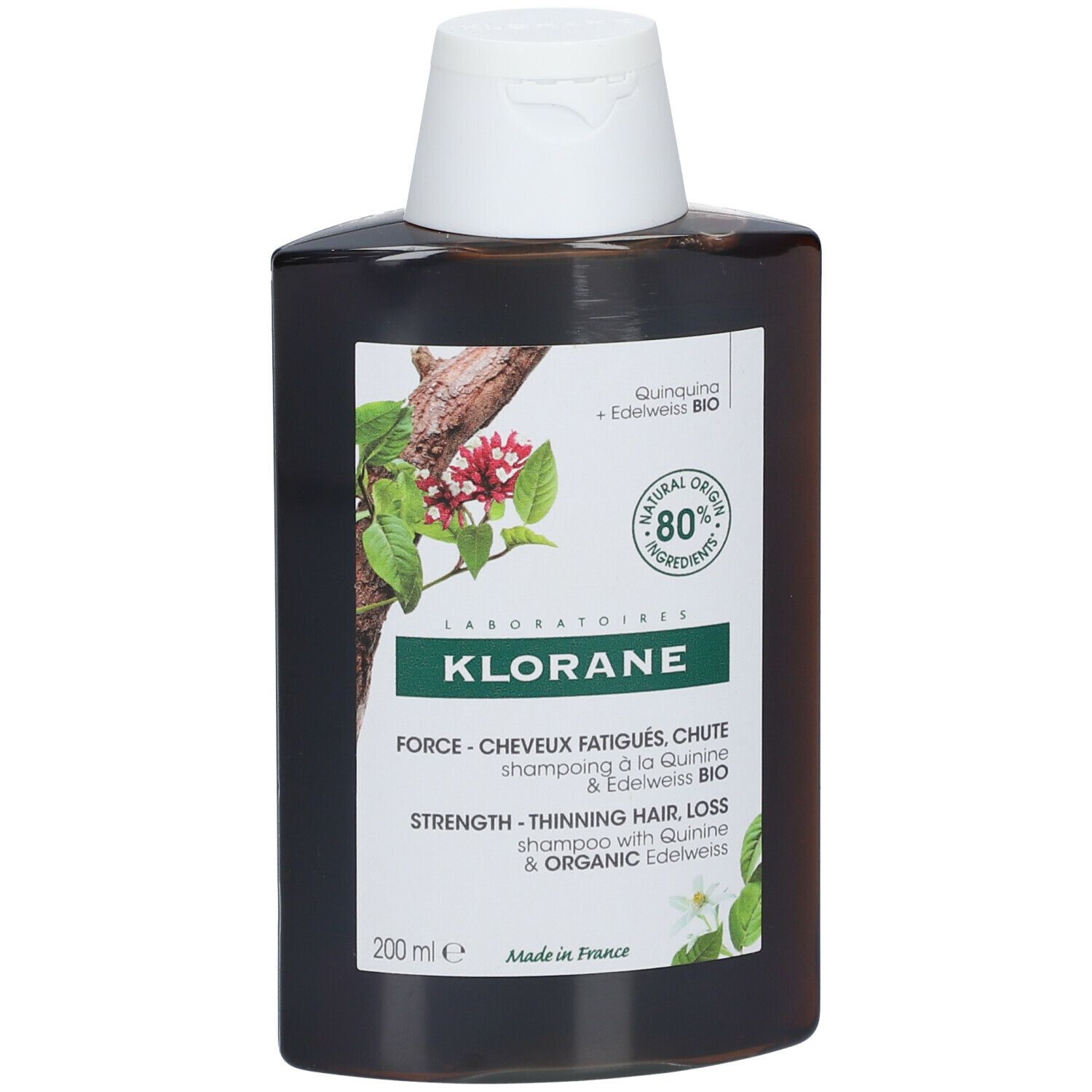 Klorane Strength Thinning Hair Loss Shampoo With Quinine Organic