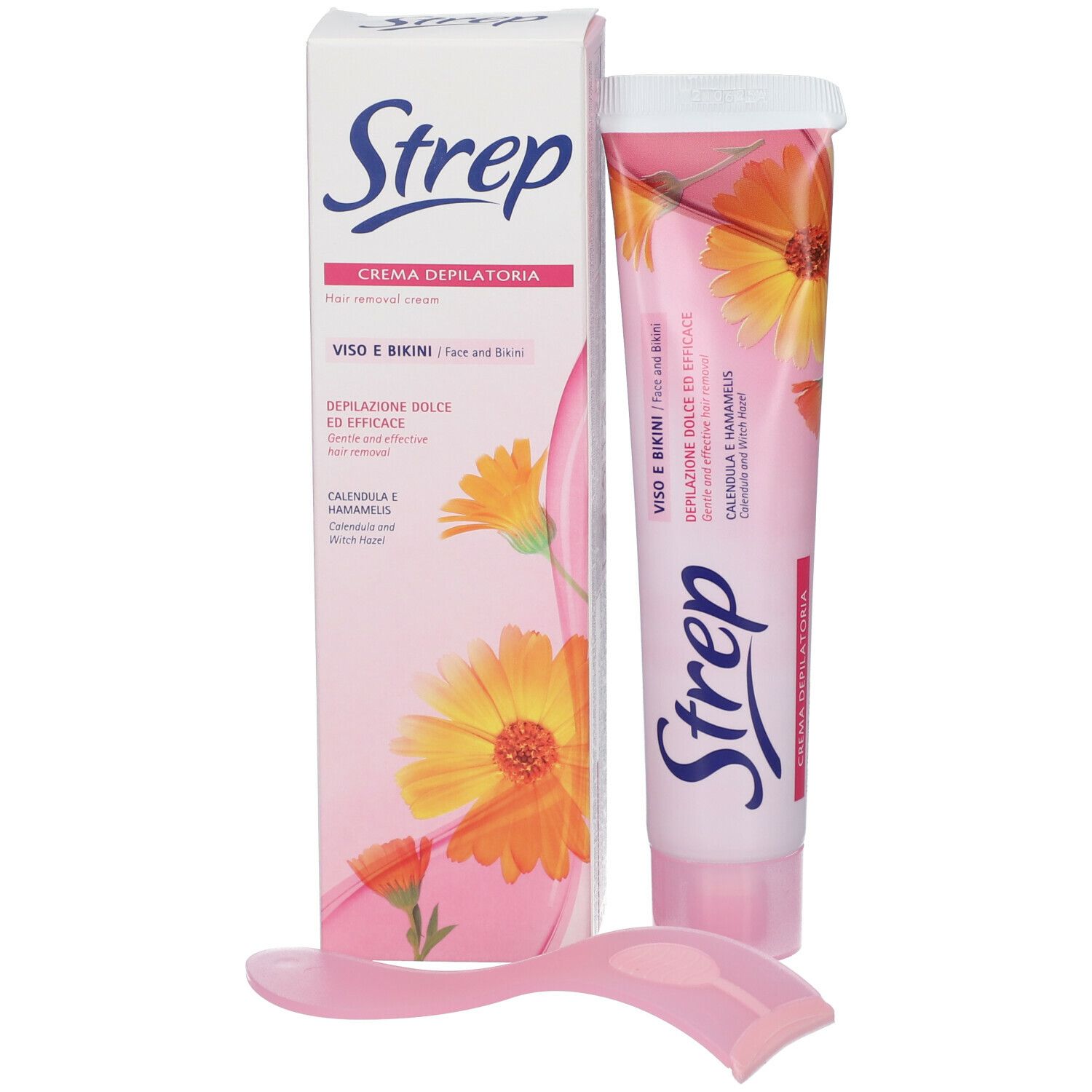 STREP Crème Dépilatoire Visage et Bikini 75 ml Farmaline