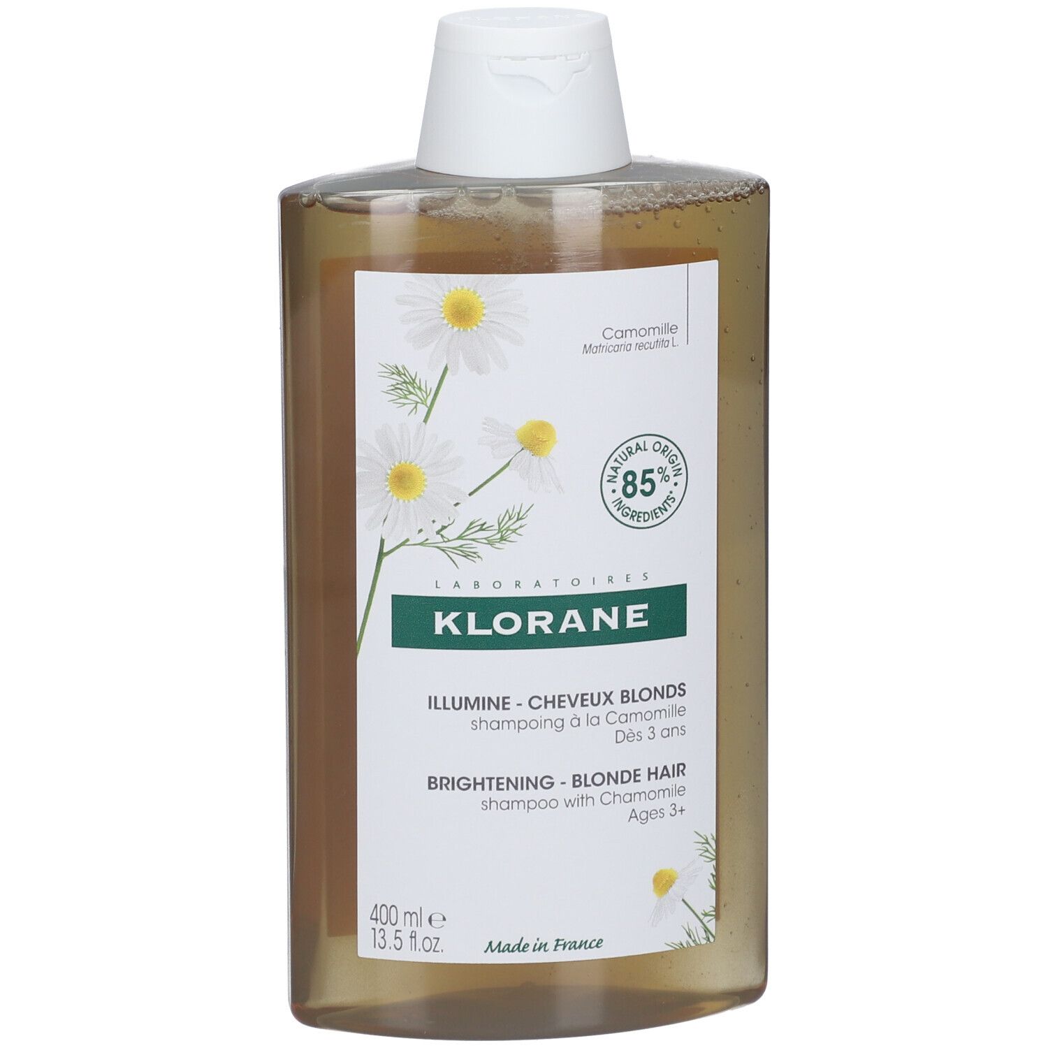 Klorane Brightening Blonde Hair Shampoo With Chamomille 400 Ml