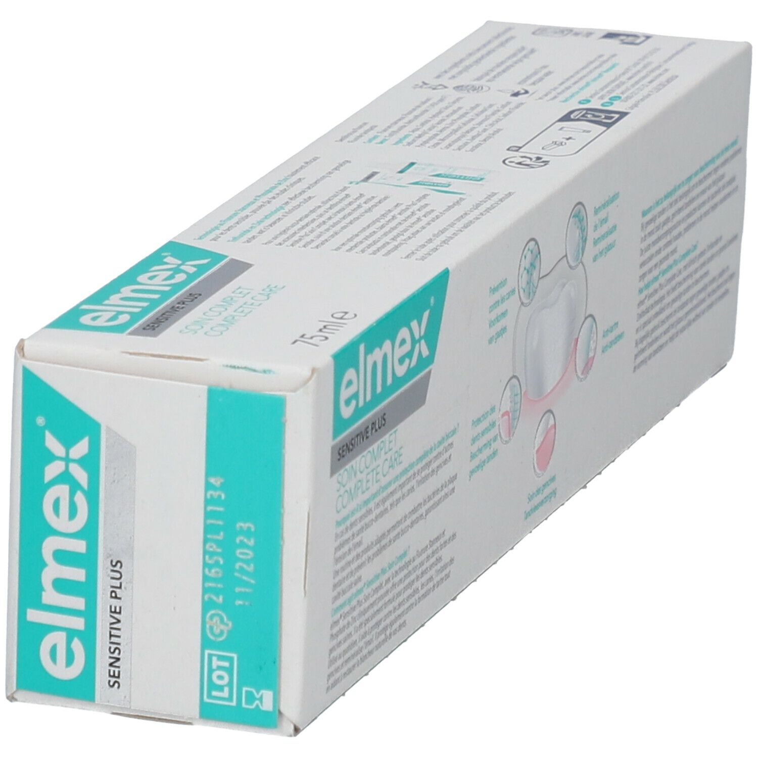 Elmex Sensitive Plus Soin Complet Dentifrice 75 Ml Farmaline