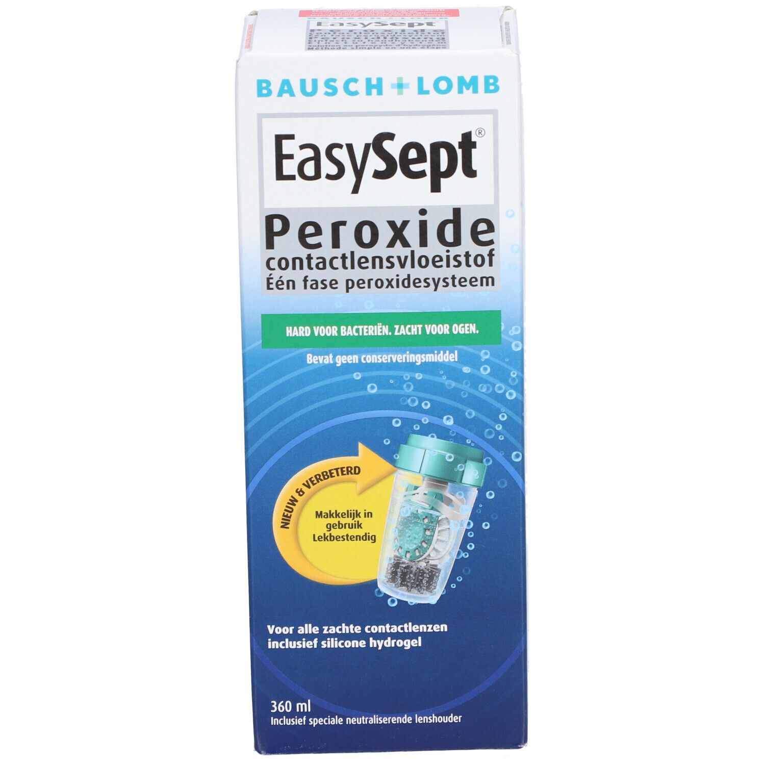 Bausch Lomb EasySept Peroxide Contactvloeistof 360 Ml Farmaline