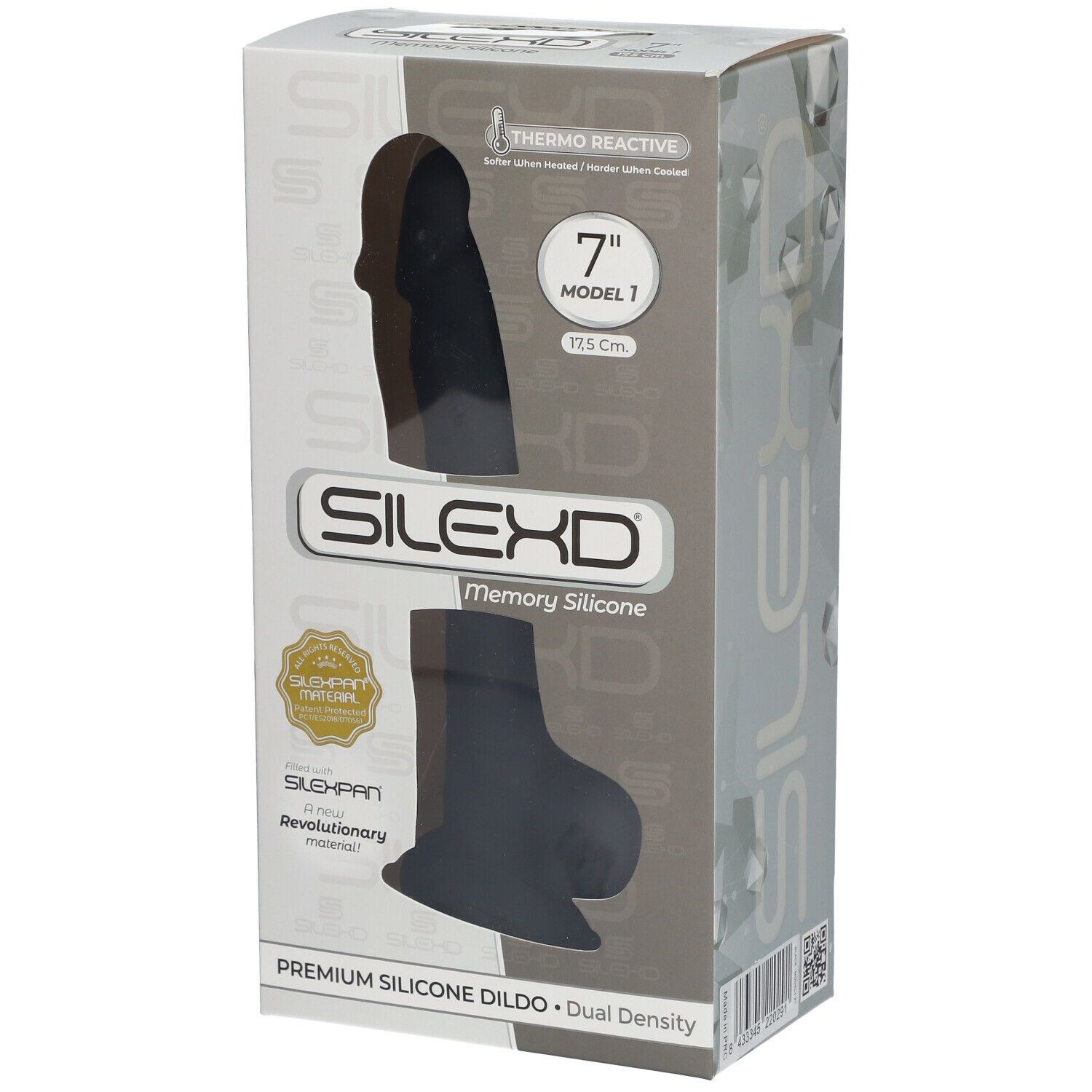 Silexd Premium Silicone Dildo Model Cm Noir Pc S Farmaline