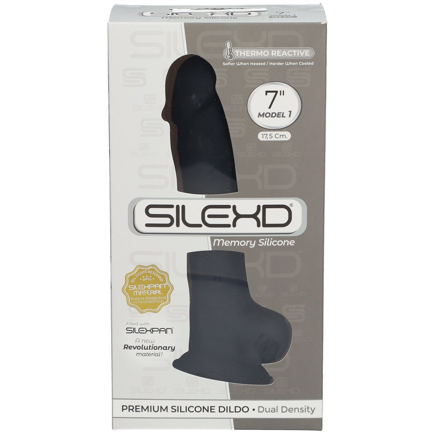 Silexd Premium Silicone Dildo Model 1 17 5 Cm Zwart 1 St Farmaline