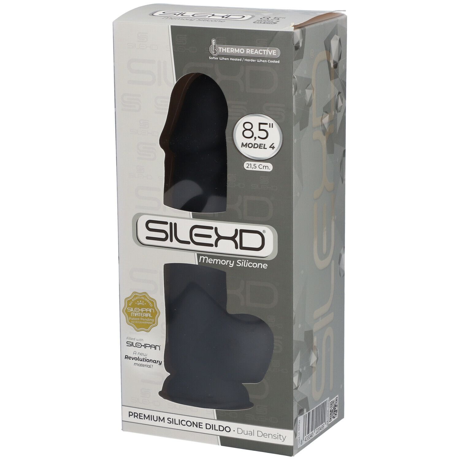 Silexd Premium Silicone Dildo Model Cm Zwart St Farmaline