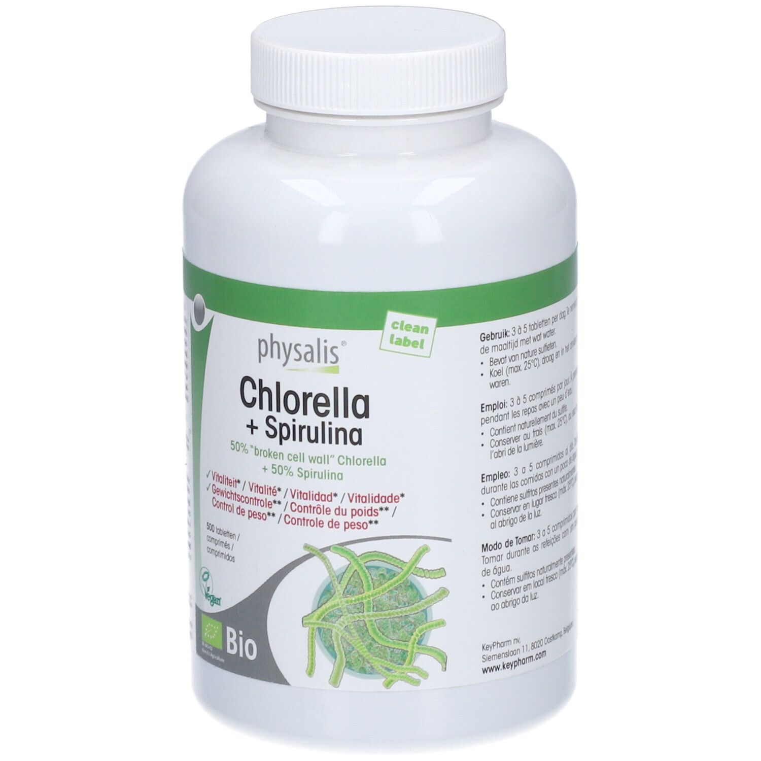 Physalis Chlorella Spirulina Bio St Farmaline