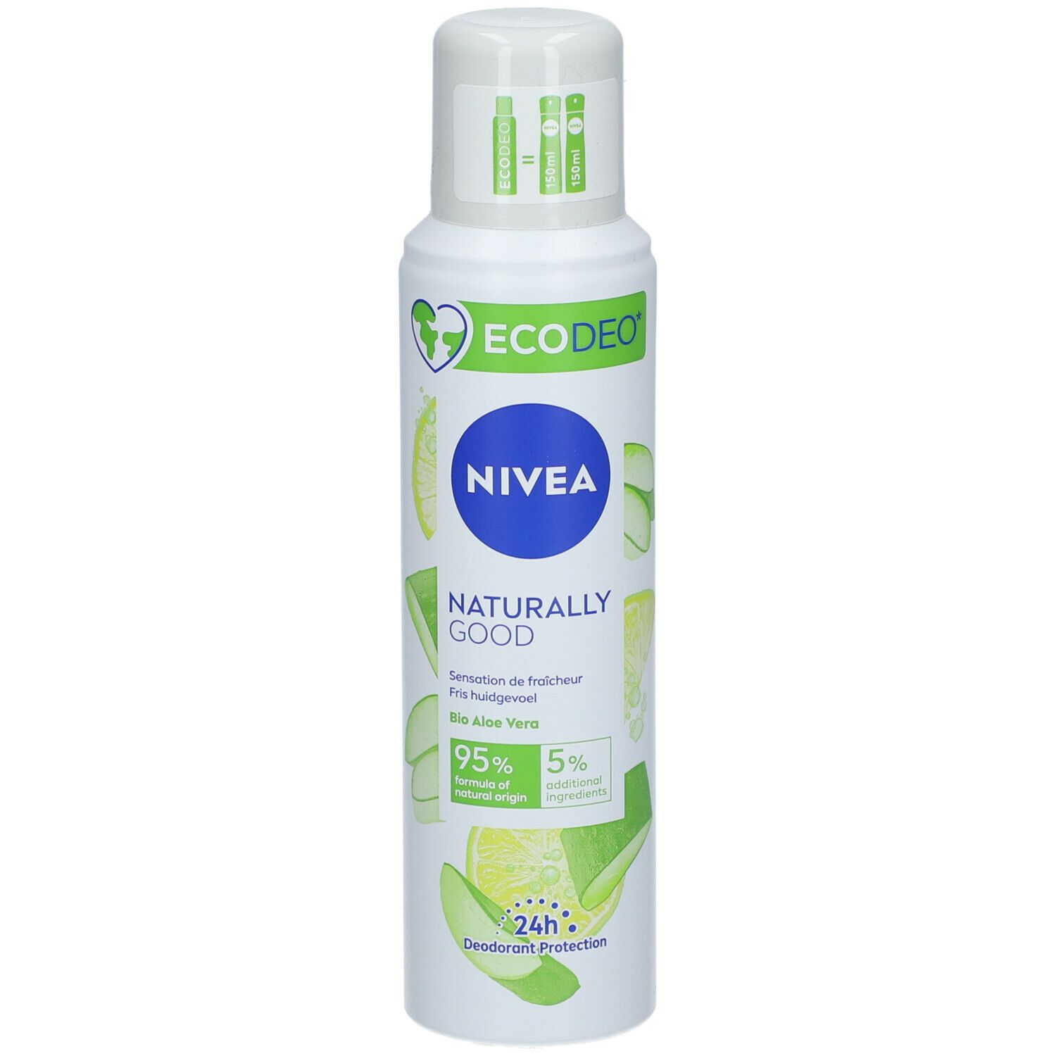 Nivea Naturally Good Eco Deo Spray H Aloe Vera Bio Ml Farmaline