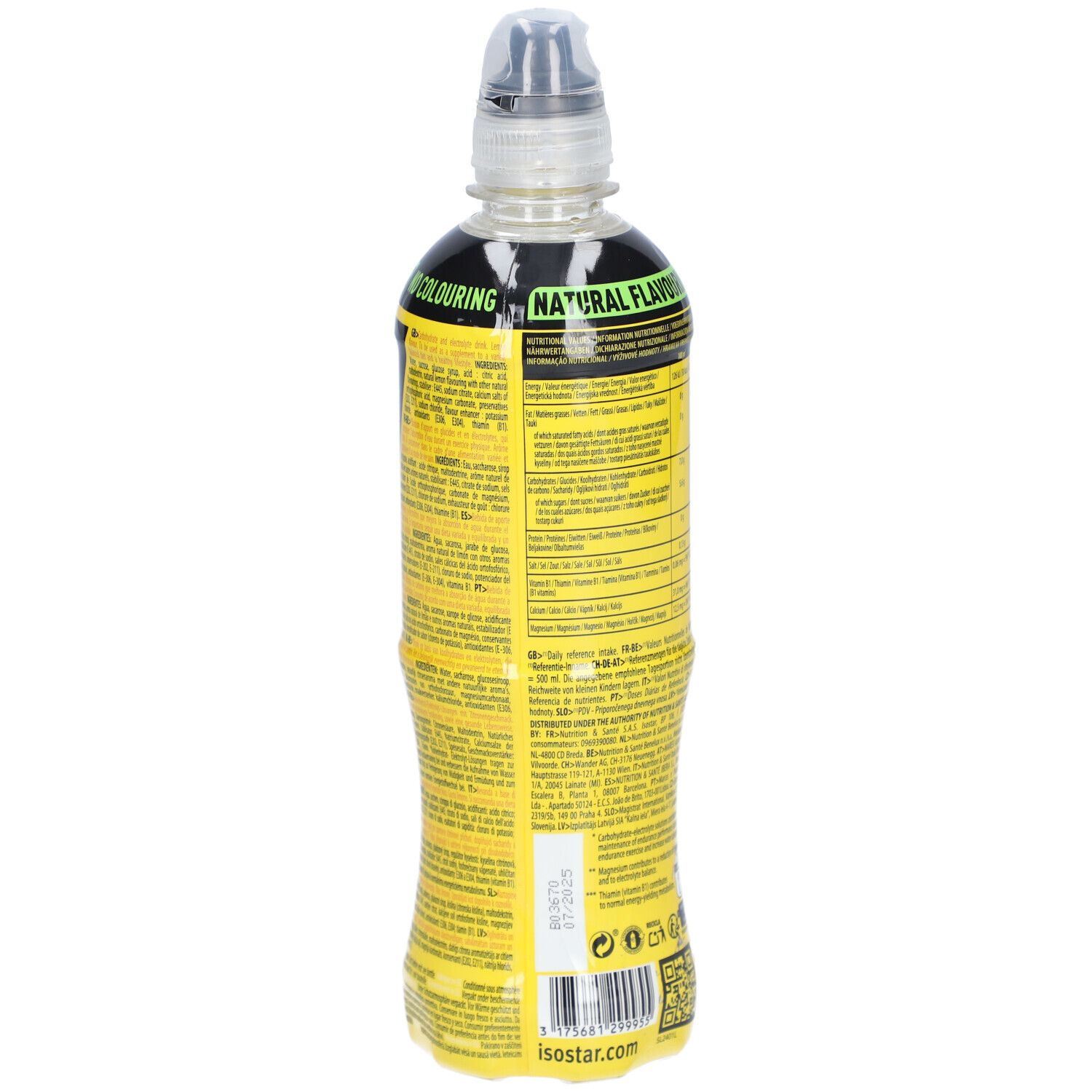 Isostar Isotonic Sport Drink Lemon 500 Ml Farmaline