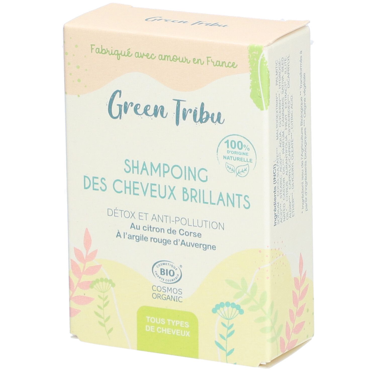 Green Tribu SHAMPOING DES CHEVEUX BRILLANTS 85 G Farmaline Be