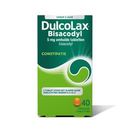 Dulcolax bisacodyl 5 mg | Omhulde tabletten | Laxeermiddel tegen Constipatie