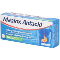 Maalox Antacid 200mg/400mg - Brandend Maagzuur