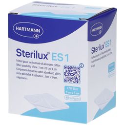 Hartmann Sterilux ES KP Stériles 8PL 5cm x 5cm