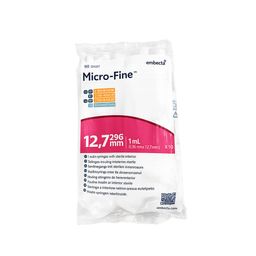 BD Microfine+ Seringue Insuline 1ml 29g 12.7mm