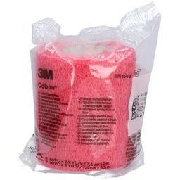 3M Coban Bandage Elastique Rouge 7,5cmx4,57m