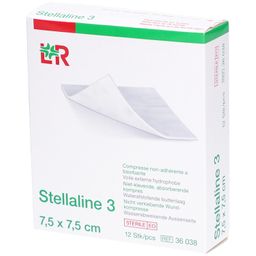 Stellaline 3 Steriel Kompres 7,5X 7,5cm
