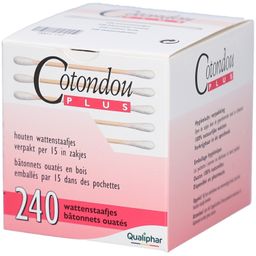 Cotondou Plus 480 Extremités Ouatées Bâtonnets En Bois