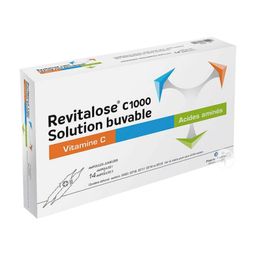 Revitalose® C1000 | Vitamine C | Acides aminés | Solution buvable