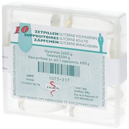 Fagron Glycerine 2,63 g Zetpillen Volwassenen