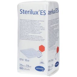 Hartmann Sterilux ES Compresse 12 Plis 7.5 x 7.5cm 418807