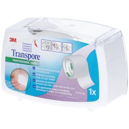 3M Transpore Sparadrap Chirurgical Dévidoir 2,5cm x 5m 1527-1/D