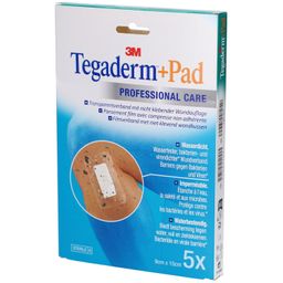 3M Tegaderm + Pad Pansement Transparent Avec Compresse Absorbante 9cm X 15cm 3589P