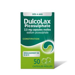 Dulcolax Picosulphate 2,5 mg | Capsules molles | Laxatif contre la Constipation