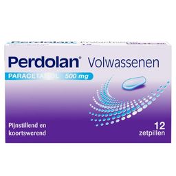 Perdolan® Volwassenen | Paracetamol 500mg Tegen Pijn en Koorts