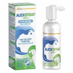 Audispray Adult | Gouttes auriculaires excès de cérumen | Hygiène de l’oreille