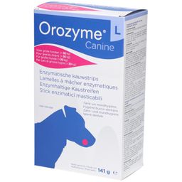Orozyme Canine L Kauwstrip Enzymen Hond >30kg