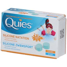 Quies Protection Auditive Silicone Natation Pour Enfants