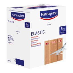 Hansaplast Elastisc Pleister | Extra flexibel | Waterafstotend | 5m x 6cm