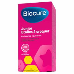 Biocure® Junior Etoiles à Croquer - Multivitamine, Croissance