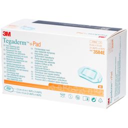 3M Tegaderm + Pad Transparant Filmverband met Absorberend Kompres 6cmx10cm