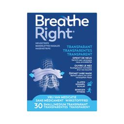 Breathe Right Bandes nasales Peau sensible - Small/Medium