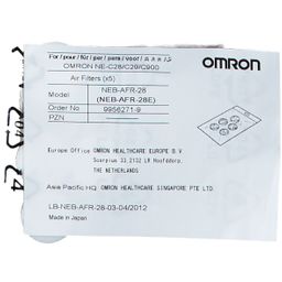 Omron Filtres à Air Pour Aérosol Omron C28/C29