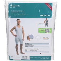 Suprima 4698 Body Sans Bras Avec Fermeture Blanc Large