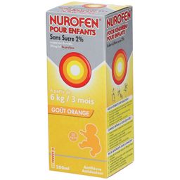 Nurofen Kind Appelsien Suikervrij +3M