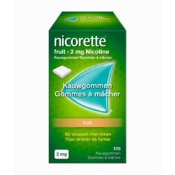 Nicorette® Fruit Kauwgom 2mg Nicotine | Stoppen met Roken