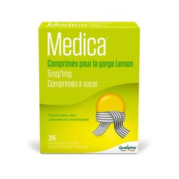 Medica Comprimés pour la Gorge Lemon | Mal de Gorge