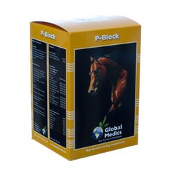 P-Block 10x30 g l Boswellia l MSM l Curcuma l Favorise la performance l Complément pour chevaux de sport