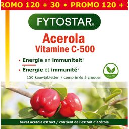 Fytostar Acerola C 500 + 30 Kauwtabletten GRATIS