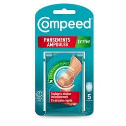 Compeed® Extrême |Pansements pour ampoules| 20 % d'épaisseur en plus* | Soulagement la douleur instanément