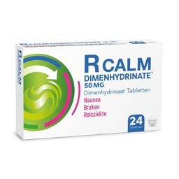 R Calm Dimenhydrinate® 50 mg | Misselijkheid en braken