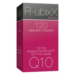 ixX Pharma R-ubixX 100 Coenzyme Q10 Ubiquinol haut dosage | Energie cellulaire & antioxydant